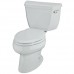 Wellworth Classic Pressure Lite Elongated 1.4 Gpf Toilet with Right-Hand Trip Lever  Less Seat Finish: White - B003IQMTX4